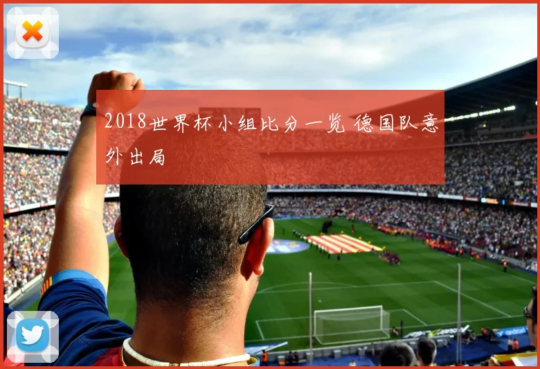 2018世界杯小组比分一览 德国队意外出局